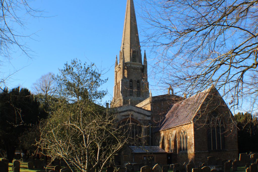 St Mary's Church, Bloxham, in daylight