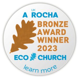 A Rocha Eco Church Bronze Award Winner 2023 badge
